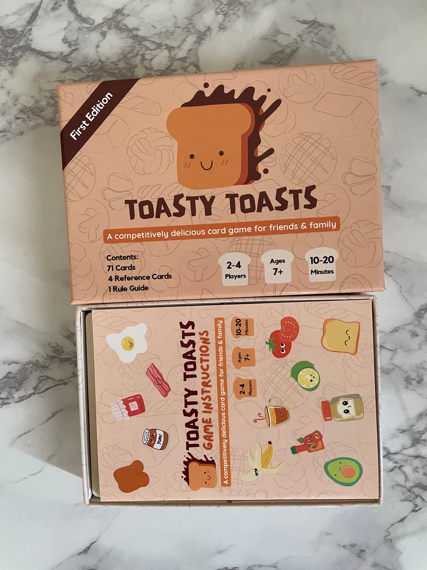 π₯ First Edition - Toasty Toasts Card Game