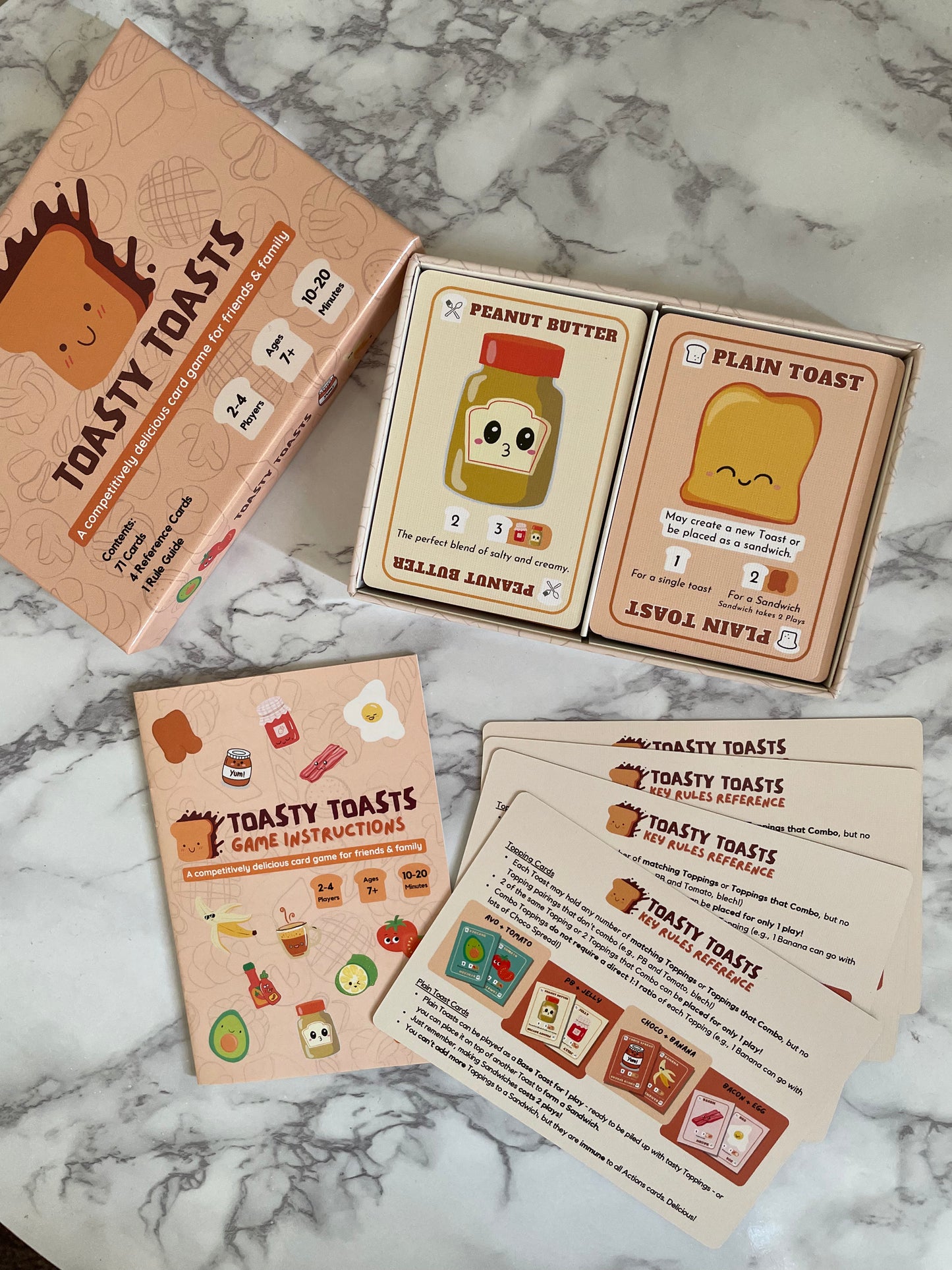 π₯ First Edition - Toasty Toasts Card Game