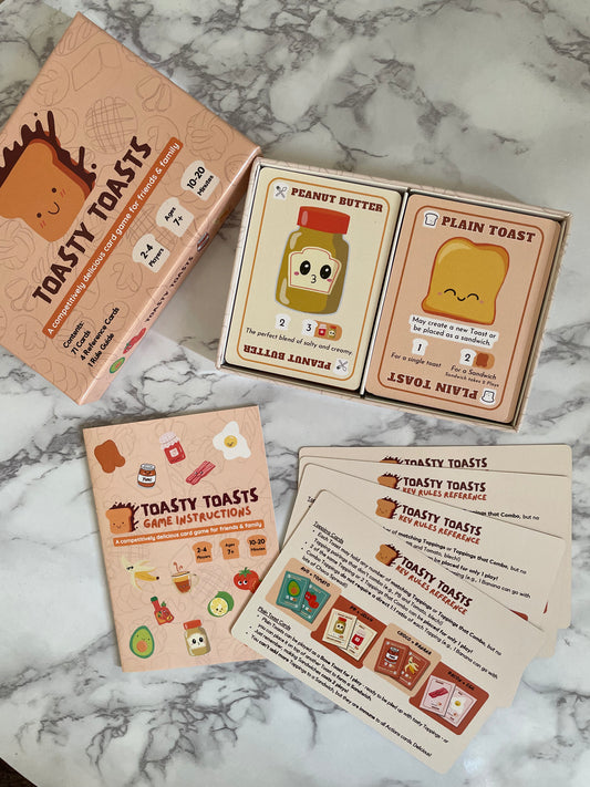 🥇 First Edition - Toasty Toasts Card Game