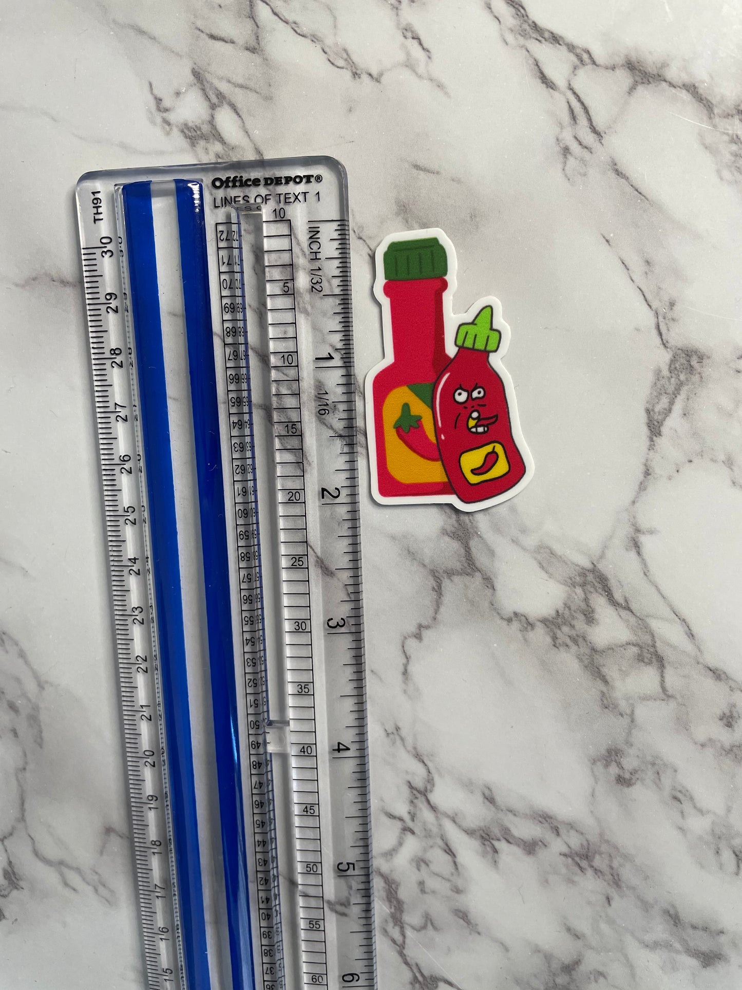 Sriracha-cha Vinyl Die Cut Sticker