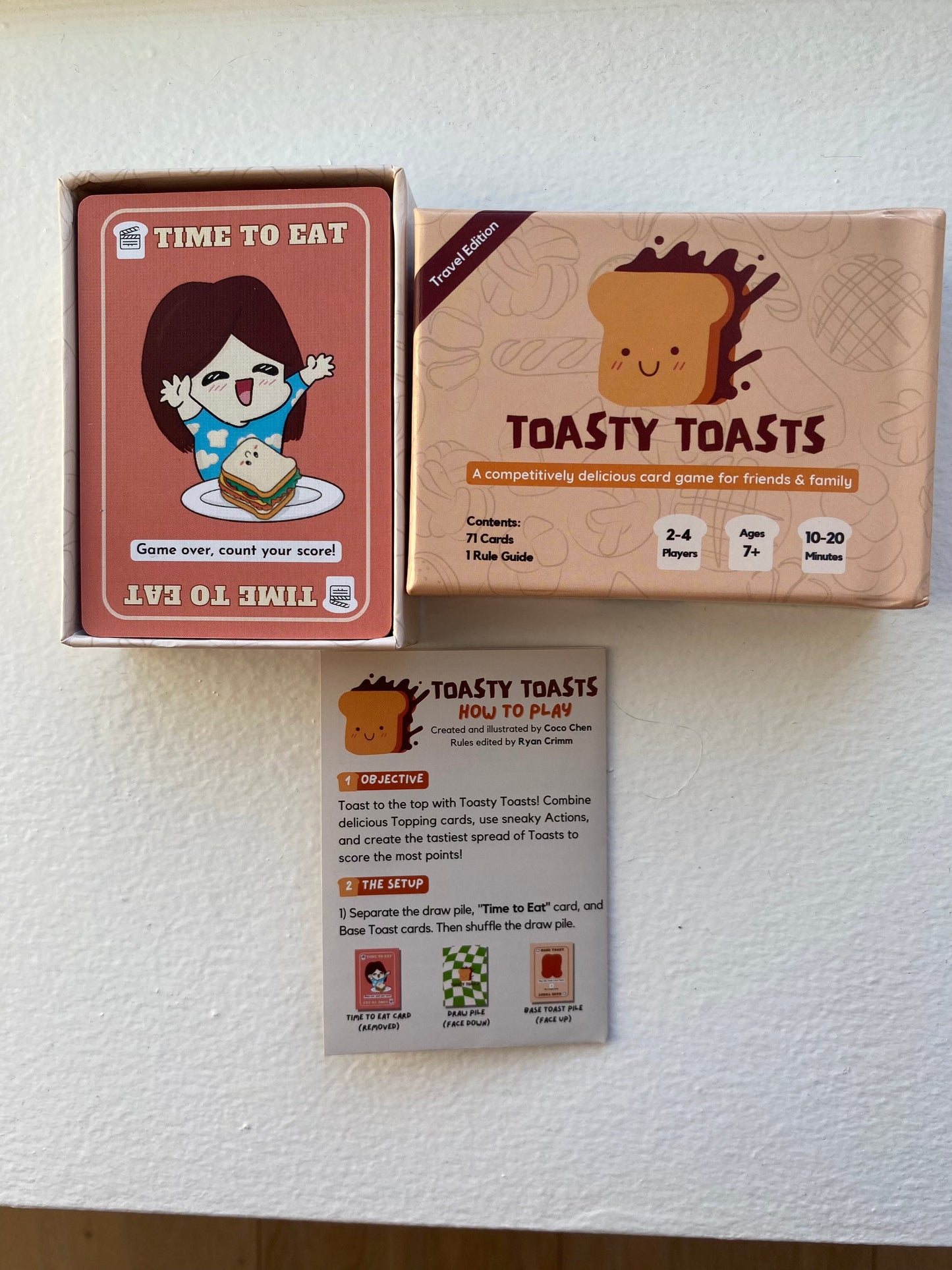 🧳 Travel Edition - Toasty Toasts Card Game