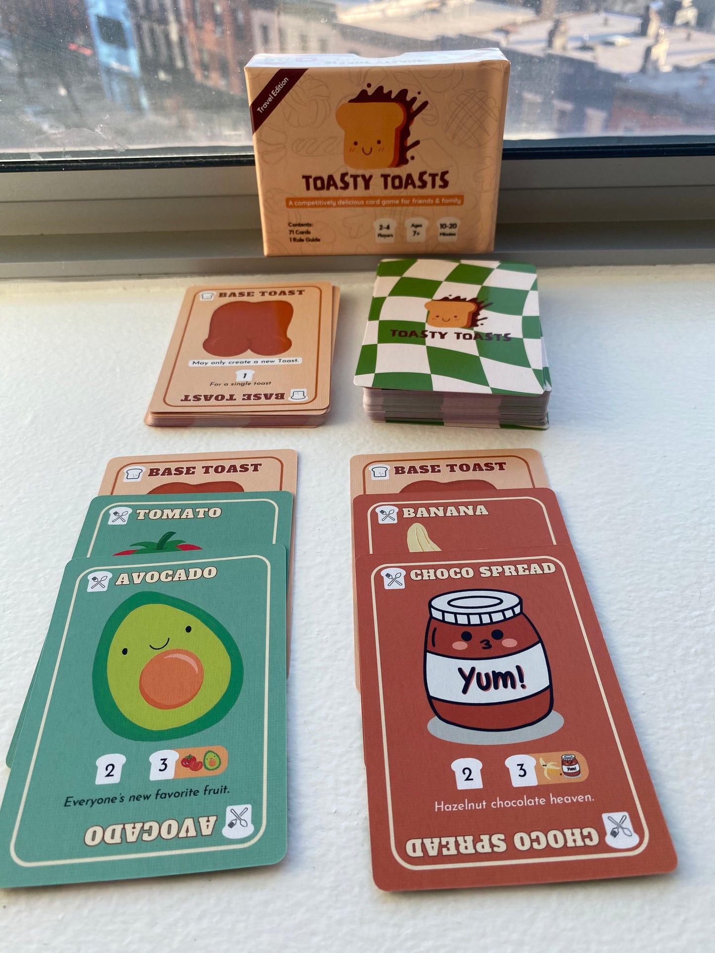 🧳 Travel Edition - Toasty Toasts Card Game