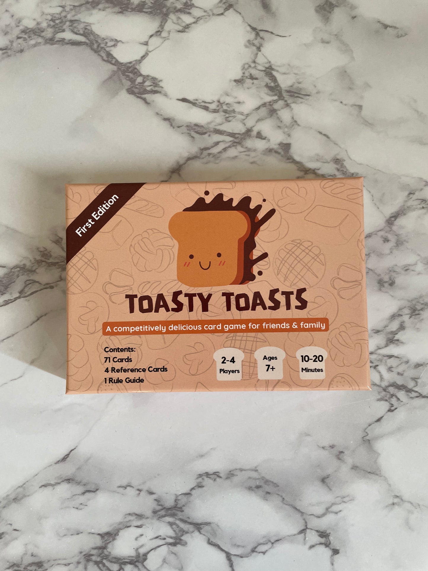 🥇 First Edition - Toasty Toasts Card Game
