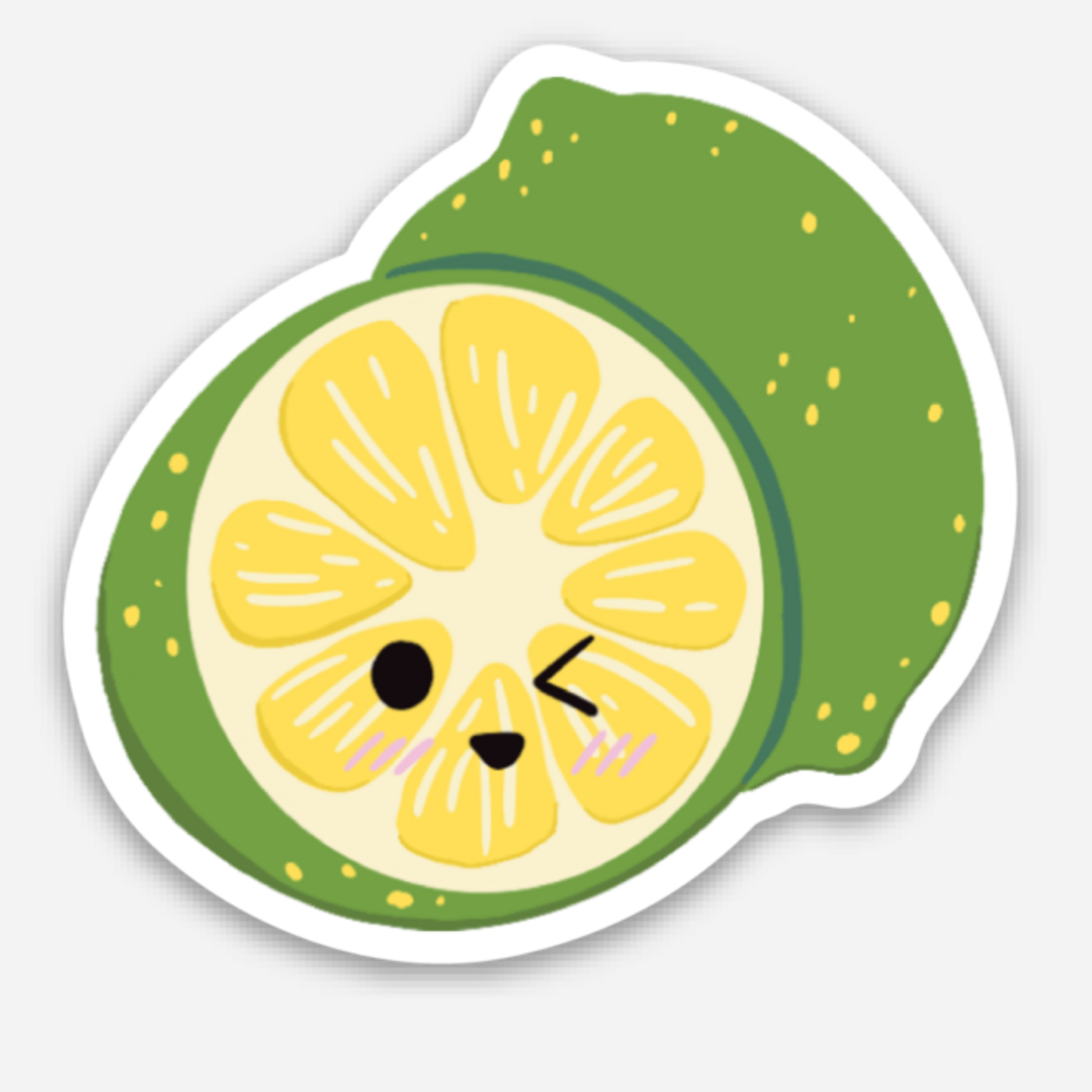 Slimy-Limy Vinyl Die Cut Sticker – toastytoasts