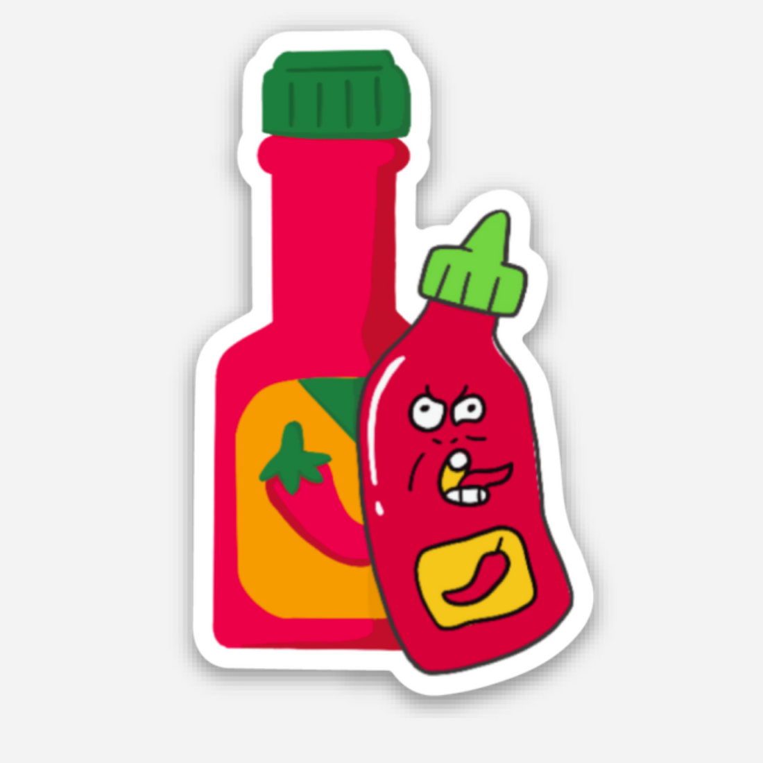 Sriracha-cha Vinyl Die Cut Sticker – toastytoasts